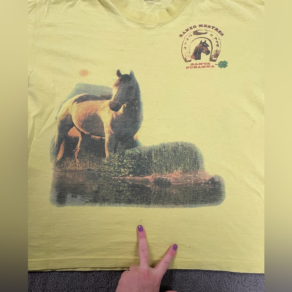 Vintage horse tshirt - Picture 3 of 5